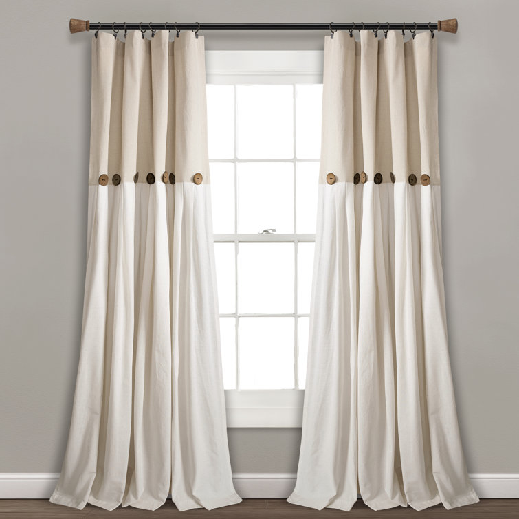 Gracie Oaks Ruya Window SemiSheer Rod Pocket Single Curtain Panel